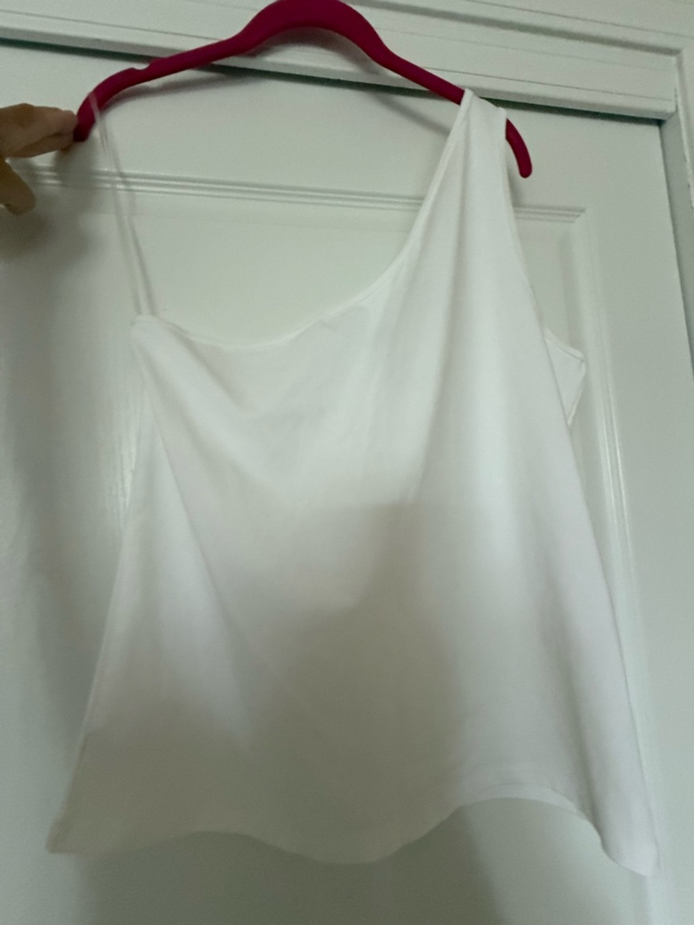 Brand New Ann Taylor White One-Shoulder Tank
